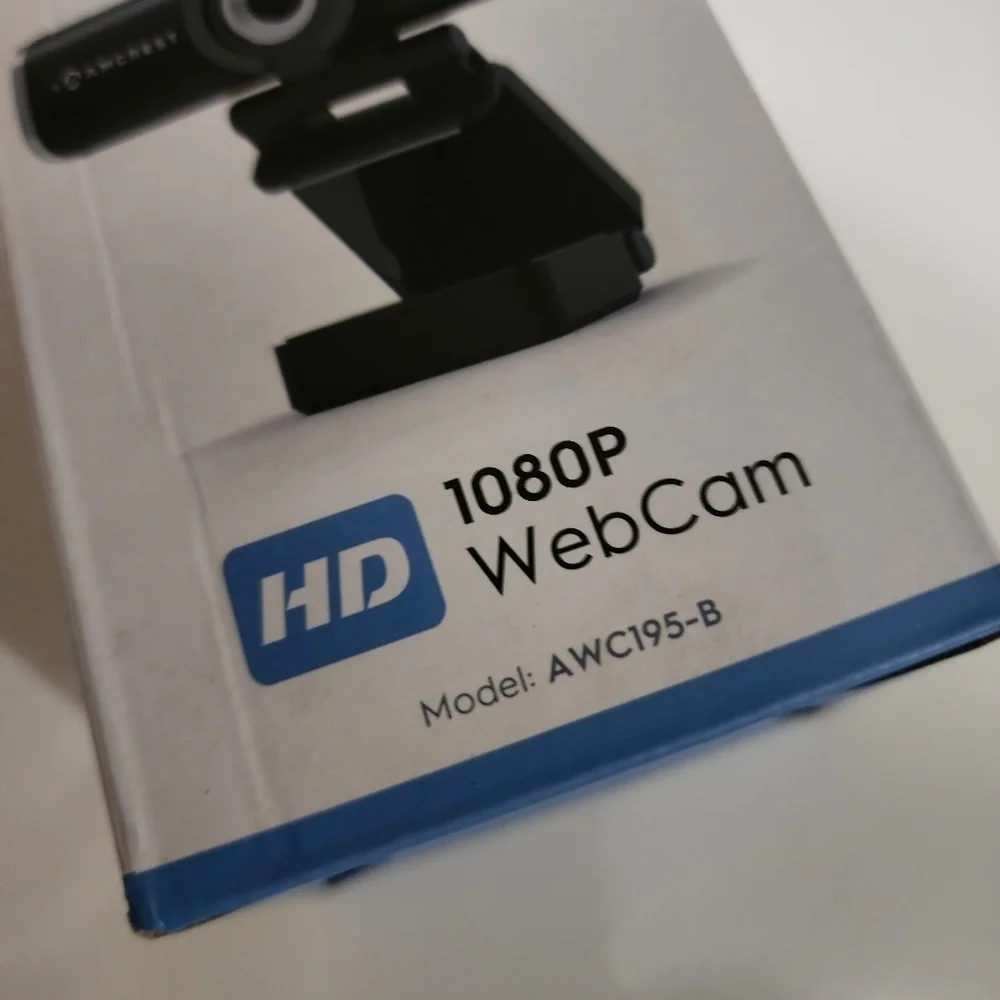 Amcrest 1080P HD Webcam with privacy cover - Black NWT